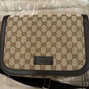 Gucci Crossbody Guccissima Gg Canvas Messenger Bag